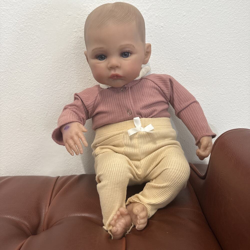 Andrea Arcello Reborn Baby Doll Realistic Hand Painted Newborn Soft Body